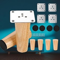 Descubre qué son las patas de madera para muebles y sus tipos