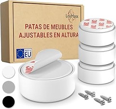 Conoce los diferentes tipos de patas regulables para muebles