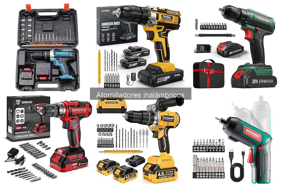 Accesorios imprescindibles para atornilladores inalámbricos