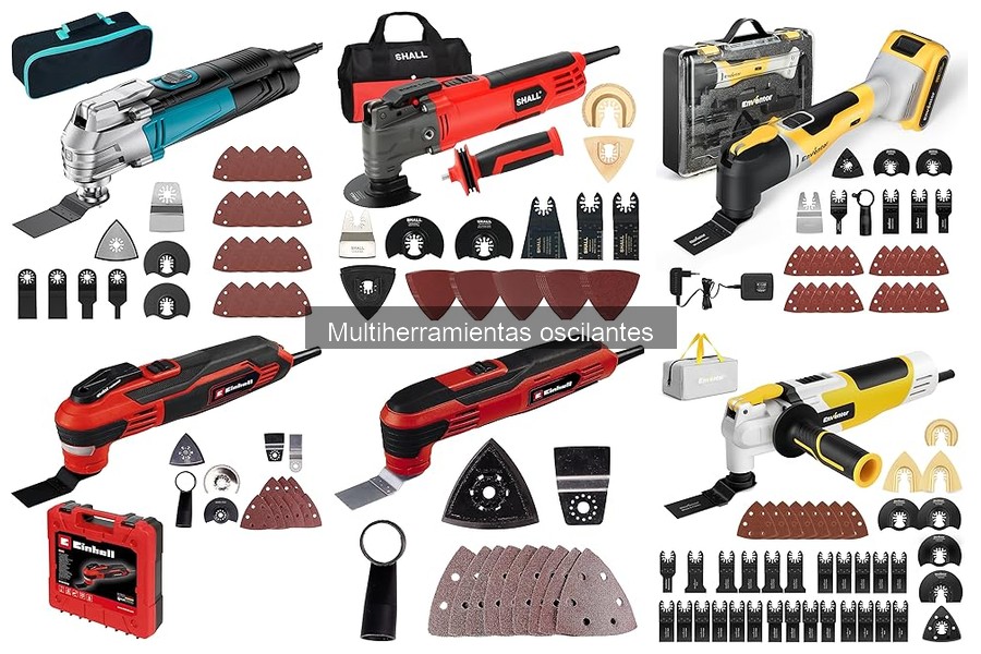 Accesorios imprescindibles para multiherramientas oscilantes