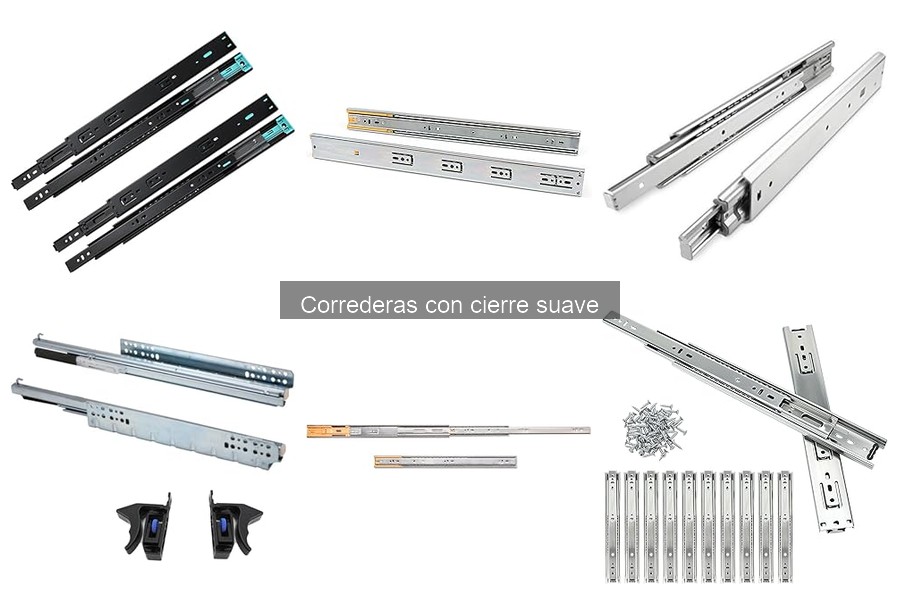 Alternativas a correderas con cierre suave para tus proyectos