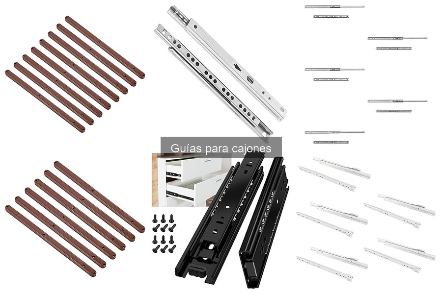 Alternativas a guías para cajones que no encajan