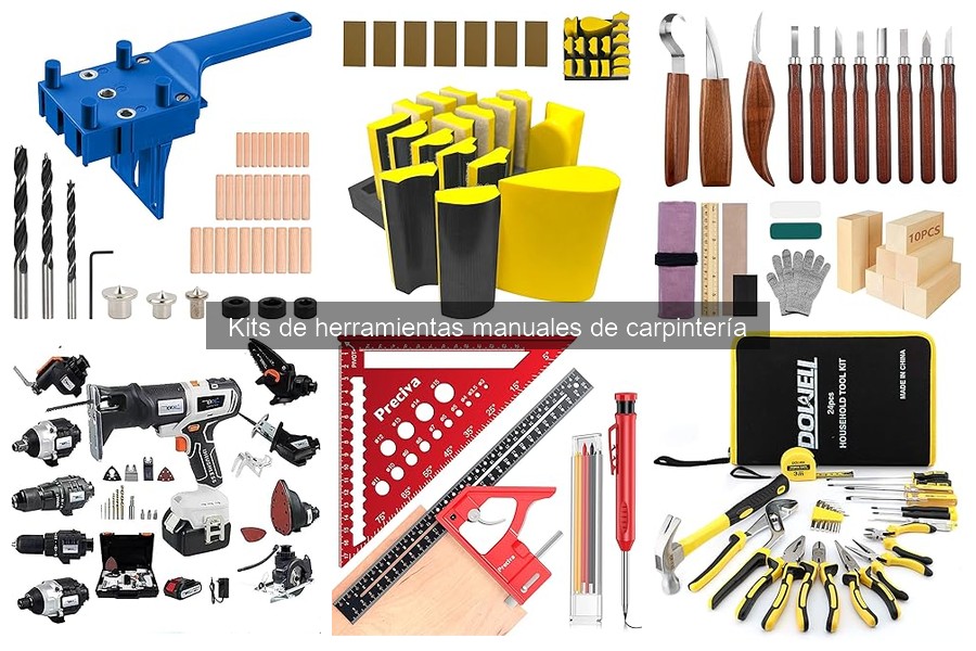 Alternativas a Kits de Herramientas Manuales de Carpintería