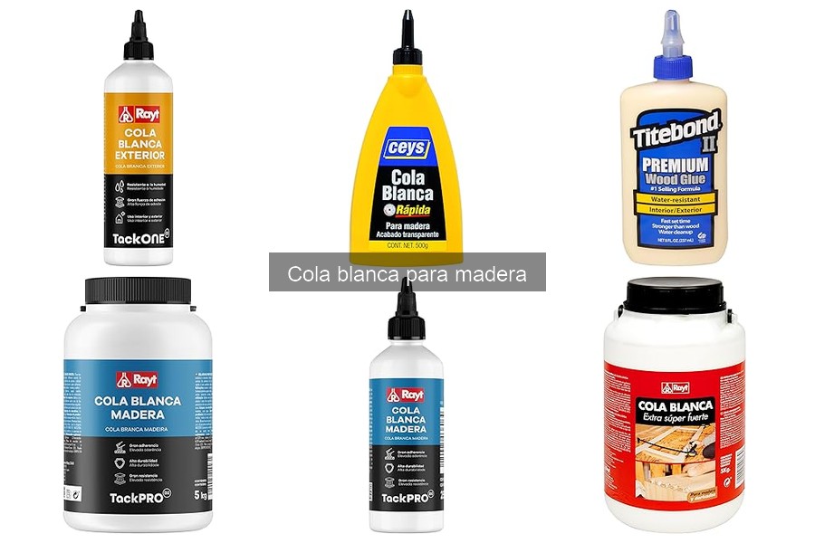 Alternativas a la Cola Blanca para Madera: Mejores Adhesivos