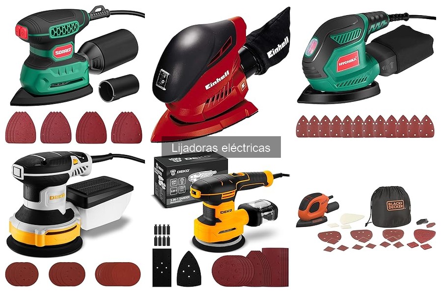 Alternativas a la lijadora eléctrica para trabajar la madera