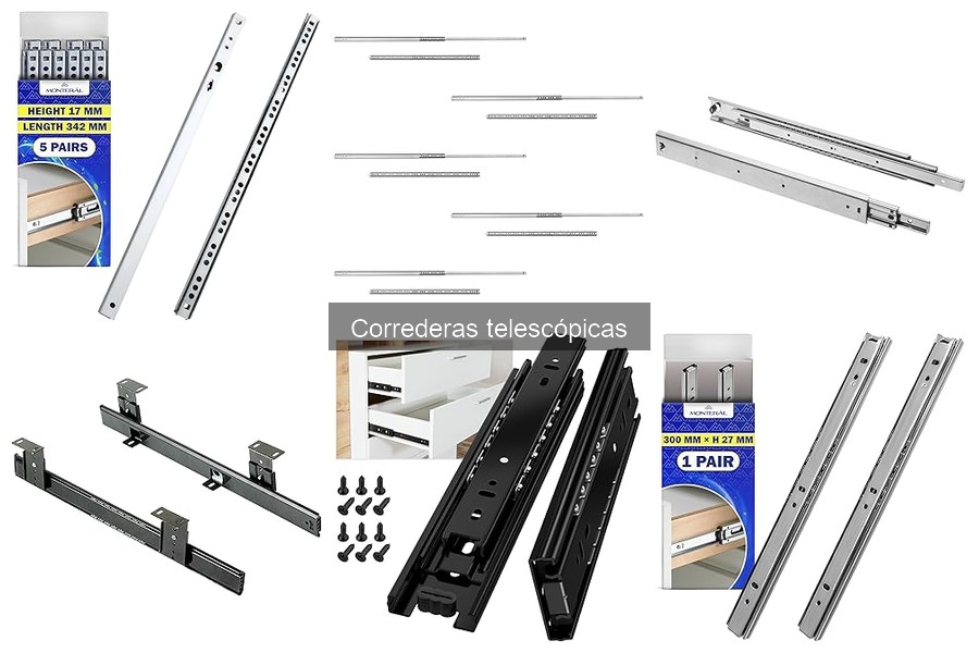 Alternativas a las correderas telescópicas para cajones