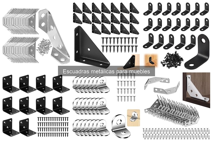 Alternativas a las escuadras metálicas para muebles
