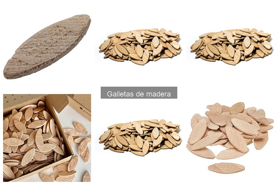Alternativas a las galletas de madera en carpintería