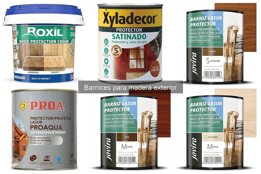 Alternativas a los barnices para madera exterior