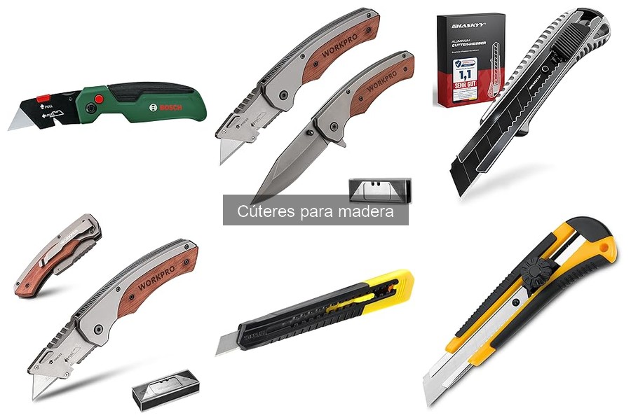 Alternativas al cúter para madera: herramientas útiles