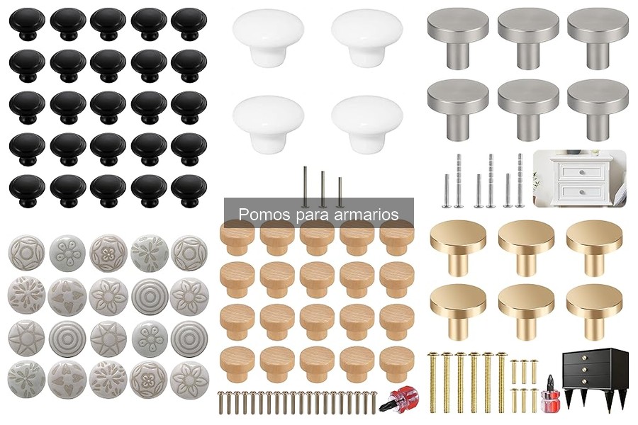 Alternativas creativas y decorativas para pomos de armarios
