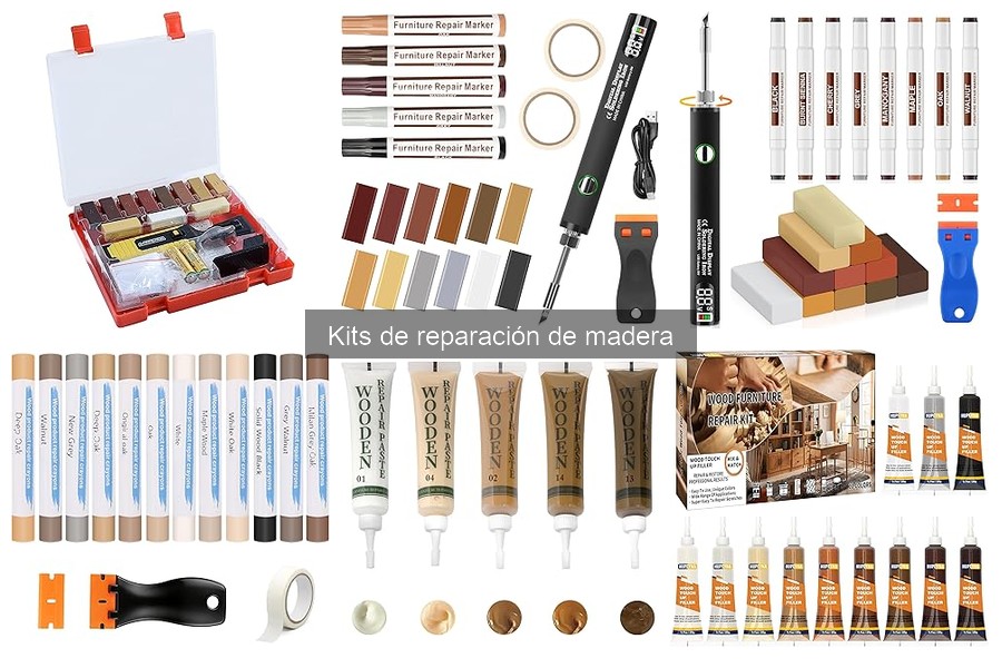 Alternativas efectivas a kits de reparación de madera
