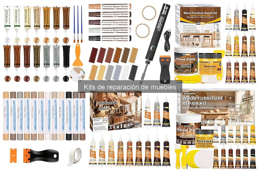 Alternativas efectivas a los kits de reparación de muebles