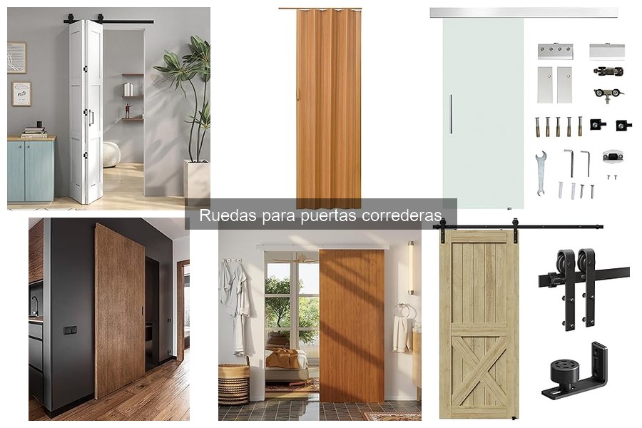 Alternativas innovadoras a ruedas para puertas correderas