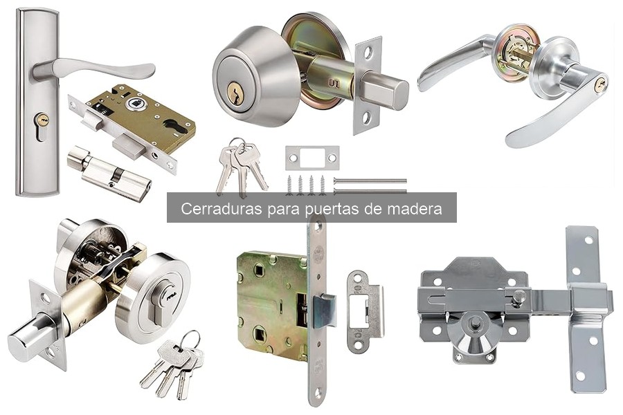 Alternativas modernas a cerraduras para puertas de madera