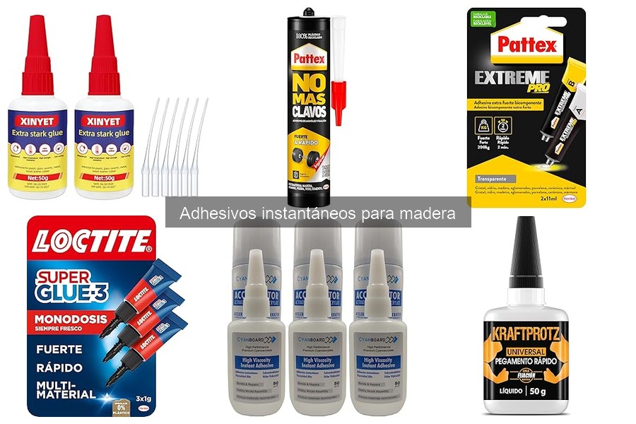Cómo aplicar correctamente adhesivo instantáneo en madera