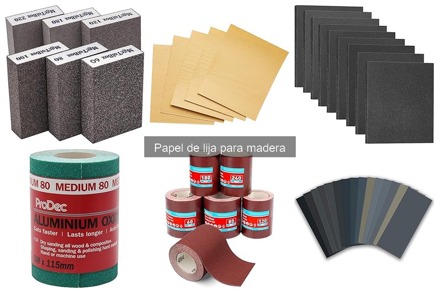 Cómo elegir el papel de lija adecuado para madera