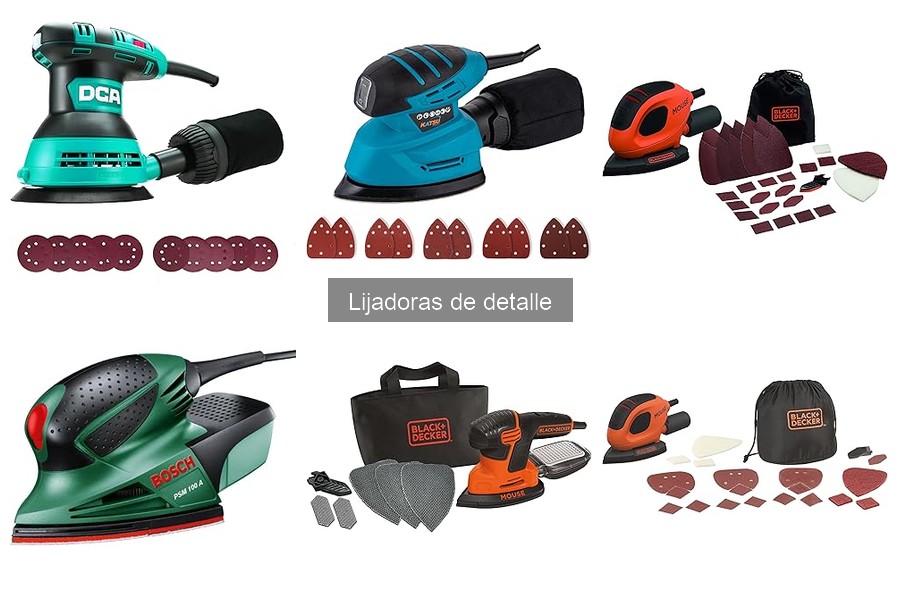 Cómo elegir la lijadora de detalle adecuada para ti