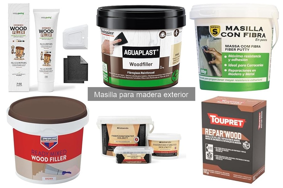 Cómo elegir la masilla para madera exterior adecuada