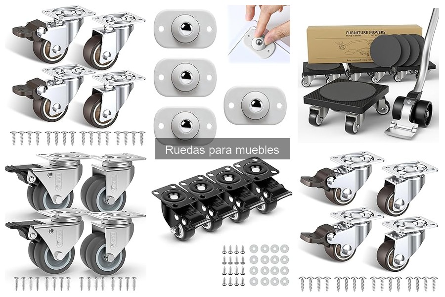 Cómo elegir las ruedas adecuadas para tus muebles