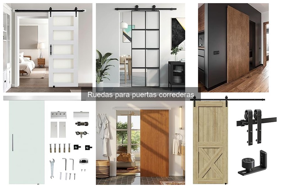 Cómo elegir ruedas para puertas correderas: Guía de compra