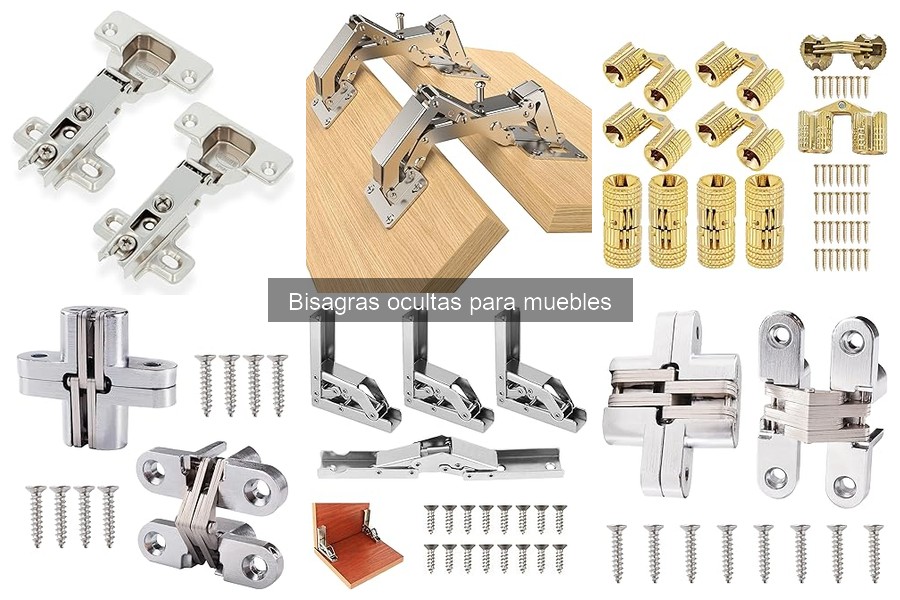 Cómo instalar bisagras ocultas en muebles de forma sencilla