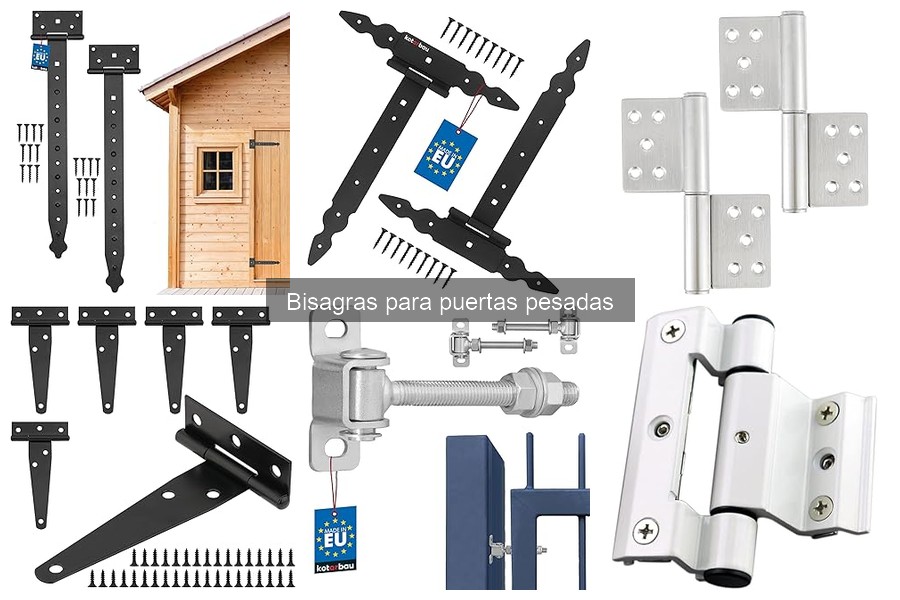 Cómo instalar bisagras para puertas pesadas: guía práctica