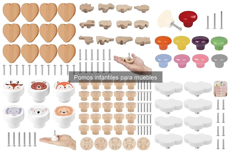 Cómo instalar pomos infantiles en muebles fácilmente