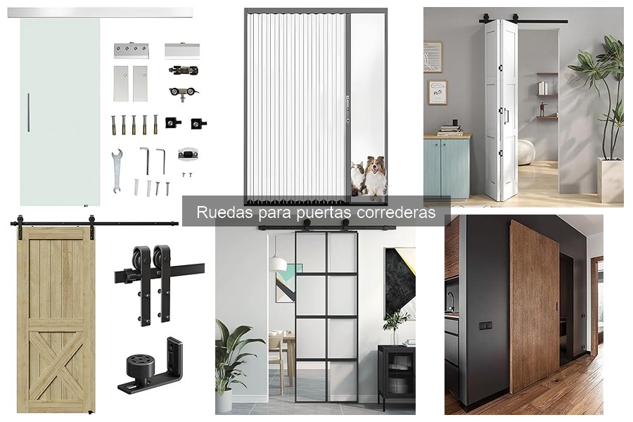 Cómo instalar ruedas para puertas correderas fácilmente