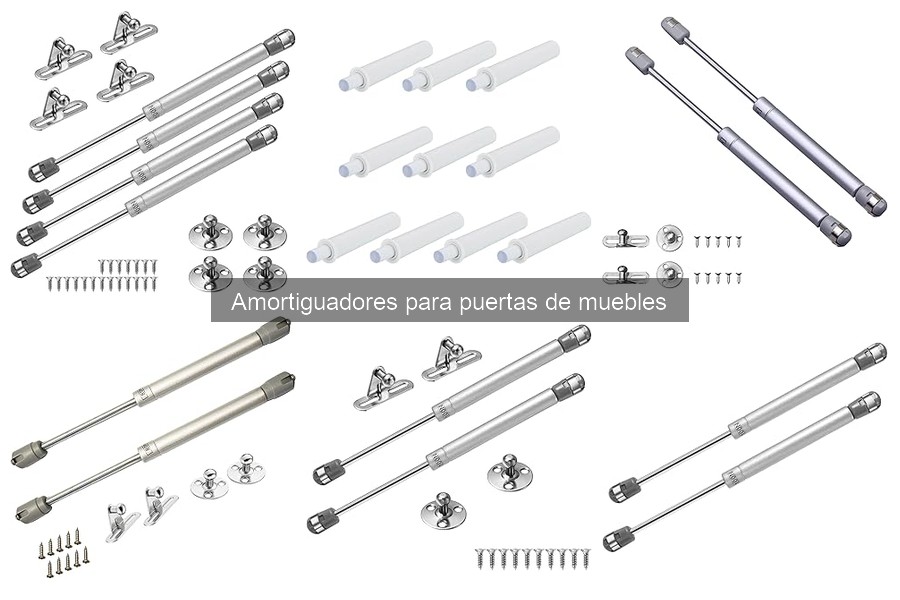 Cómo los amortiguadores mejoran puertas de muebles