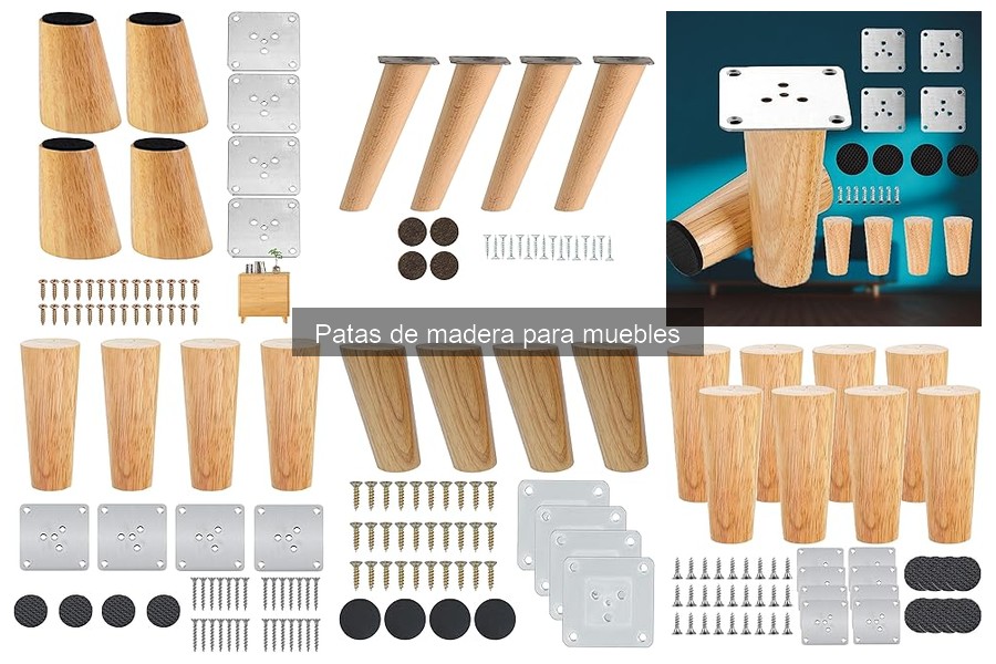 Cómo mantener las patas de madera en excelente estado