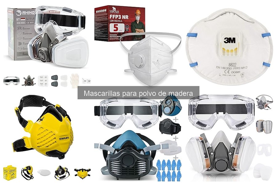 Cómo usar mascarillas para polvo de madera de forma efectiva