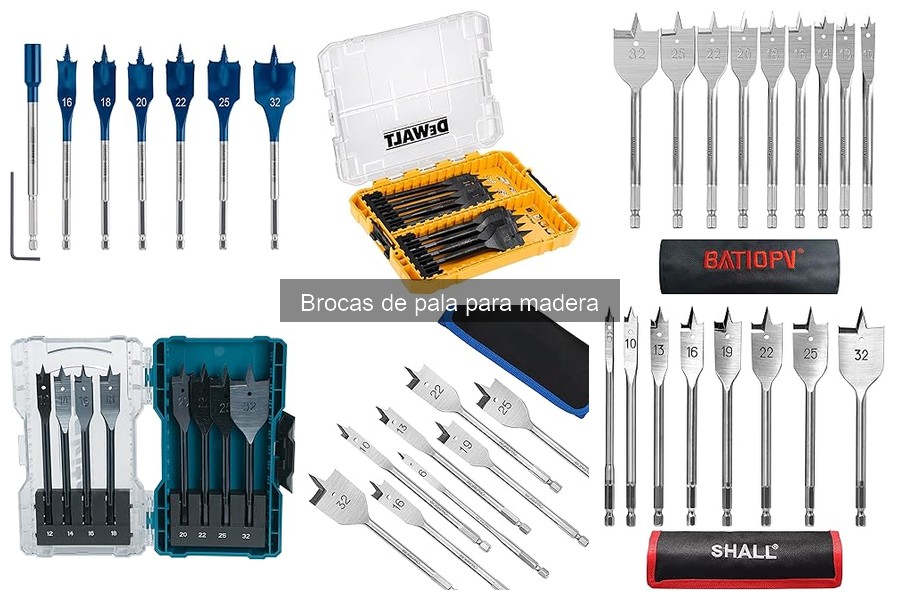 Comparativa: Brocas de Pala vs Otros Tipos para Madera