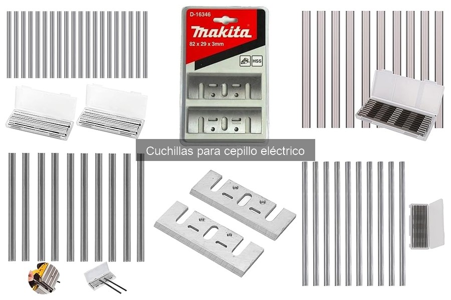 Comparativa de Cuchillas Lisas y Estriadas para Cepillo Eléctrico