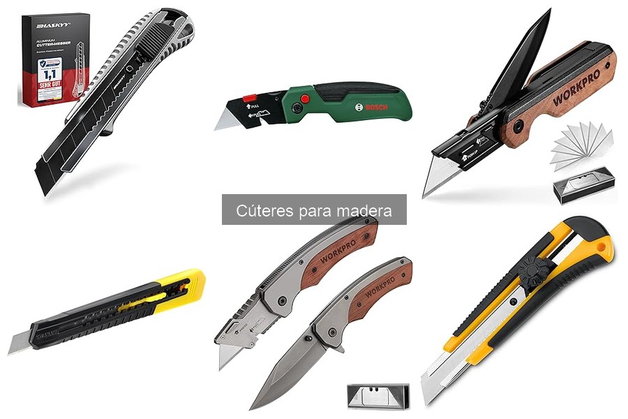 Comparativa de cúteres para madera: 3Claveles vs WORKPRO