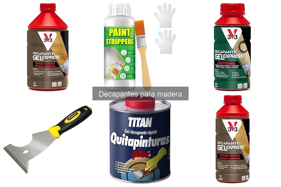 Comparativa de decapantes químicos y ecológicos para madera