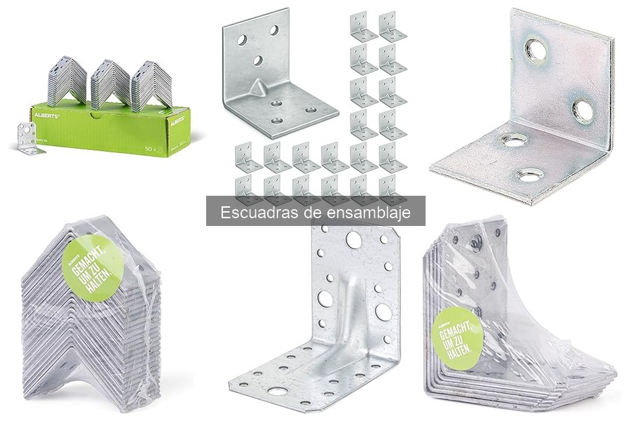 Comparativa de escuadras de ensamblaje y otros tipos