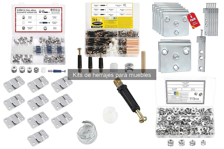 Comparativa de kits de herrajes para muebles: marcas y precios