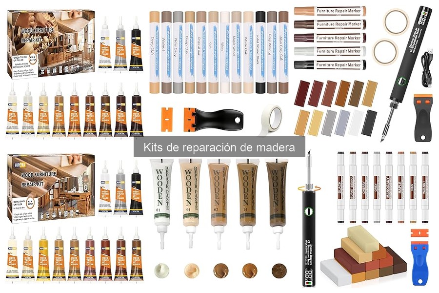 Comparativa de Kits de Reparación de Madera: Muebles vs Estructuras