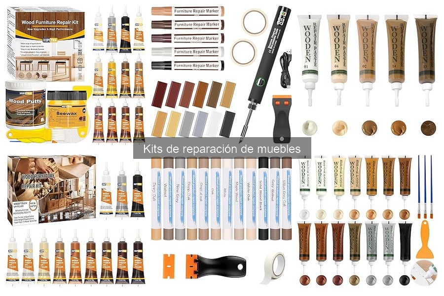 Comparativa de Kits de Reparación para Muebles de Madera y Más
