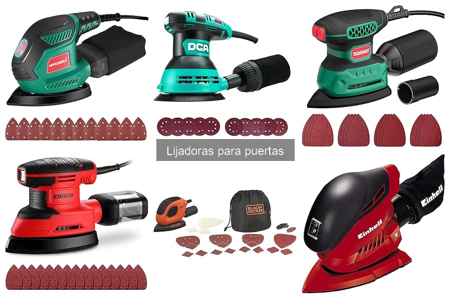 Comparativa de Lijadoras Eléctricas y Manuales para Puertas