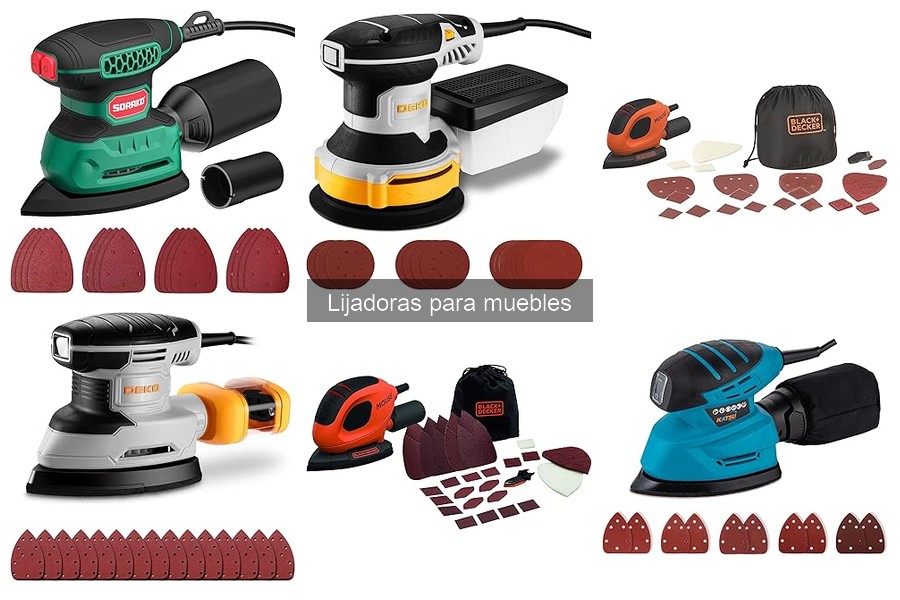 Comparativa de Lijadoras para Muebles: Mejores Marcas y Modelos
