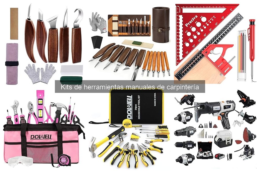 Comparativa de los Mejores Kits de Herramientas Manuales de Carpintería