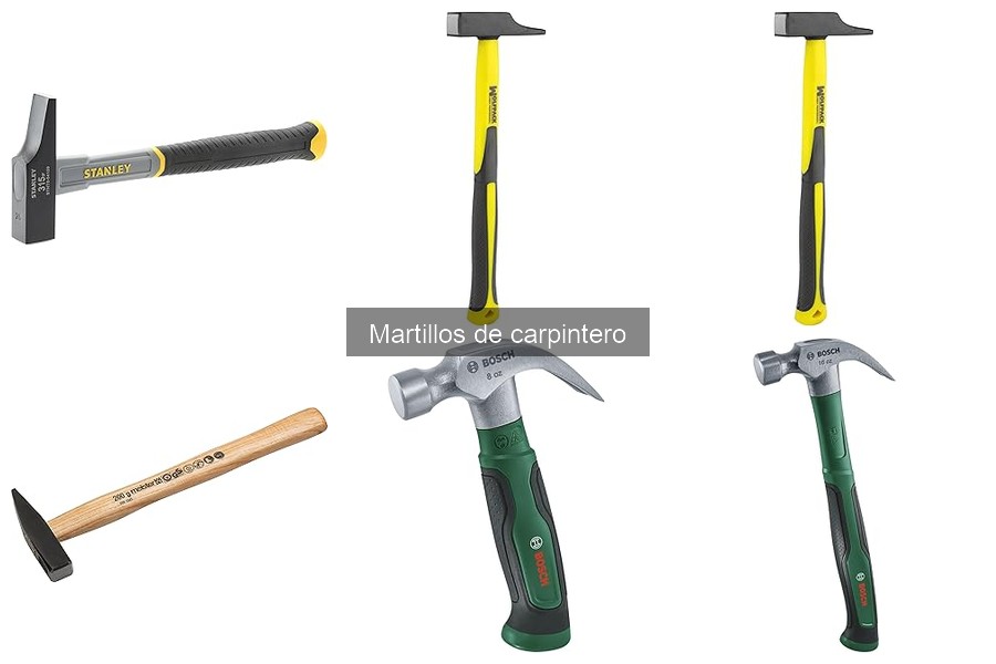 Comparativa de Martillos de Carpintero vs Otros Martillos
