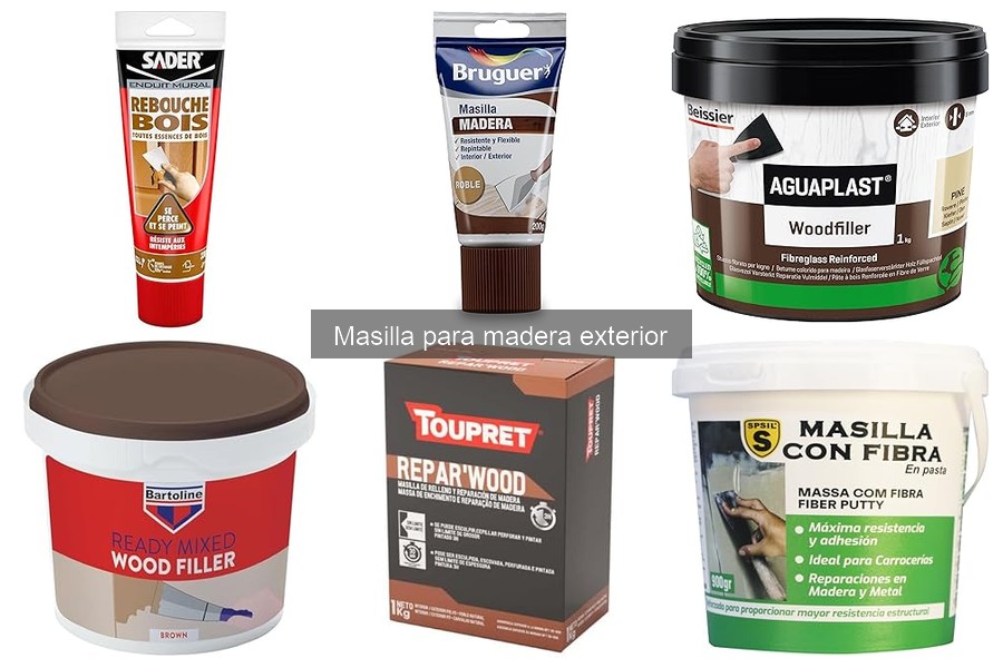 Comparativa de Masillas para Madera Exterior: Bruguer, Toupret y Aguaplast