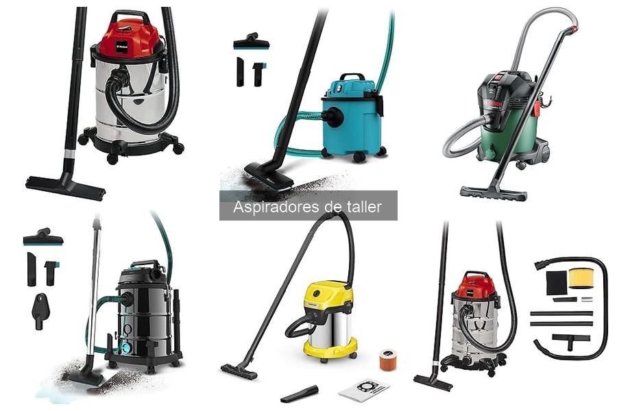 Comparativa de mejores aspiradores de taller: Lucn, Kärcher y Cecotec