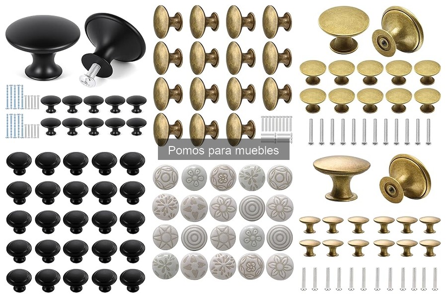 Comparativa de pomos para muebles: OSDUE vs Ajuny