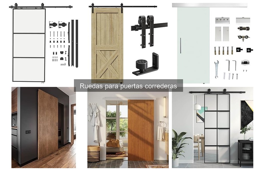 Comparativa de Ruedas de Plástico y Metal para Puertas Correderas