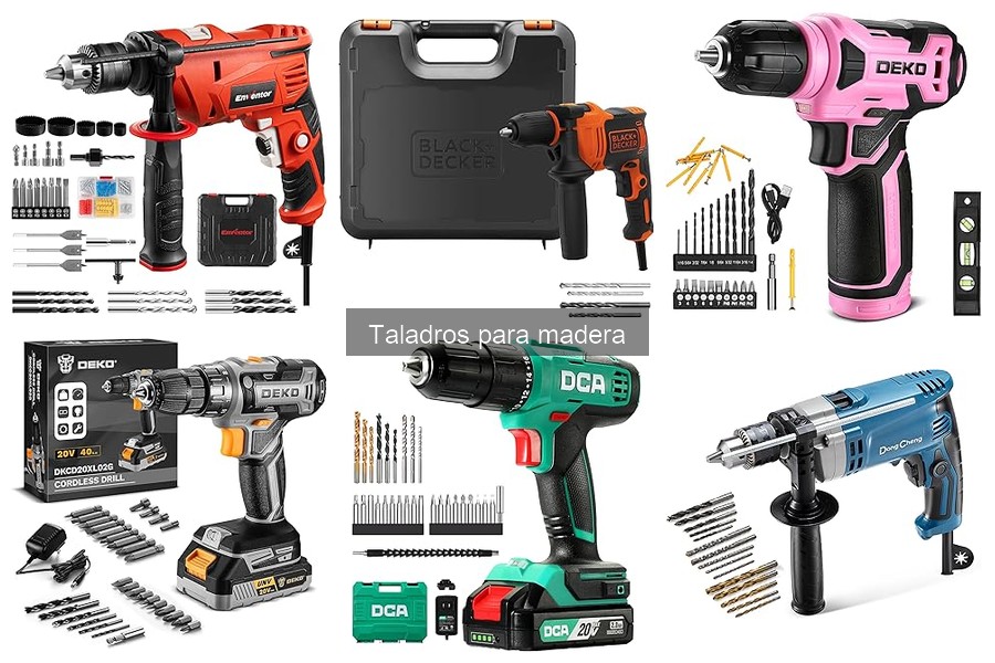 Comparativa de Taladros para Madera: DCA vs DEKOPRO