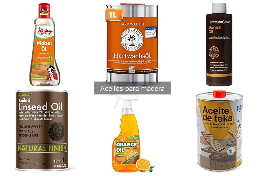 Comparativa entre aceites para madera y acabados